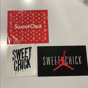 3 rare Sweet Chick stickers 🔥🔥🔥